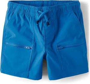 Gymboree Boys' and Toddler Quick Dry Tie Front Jogger Shorts