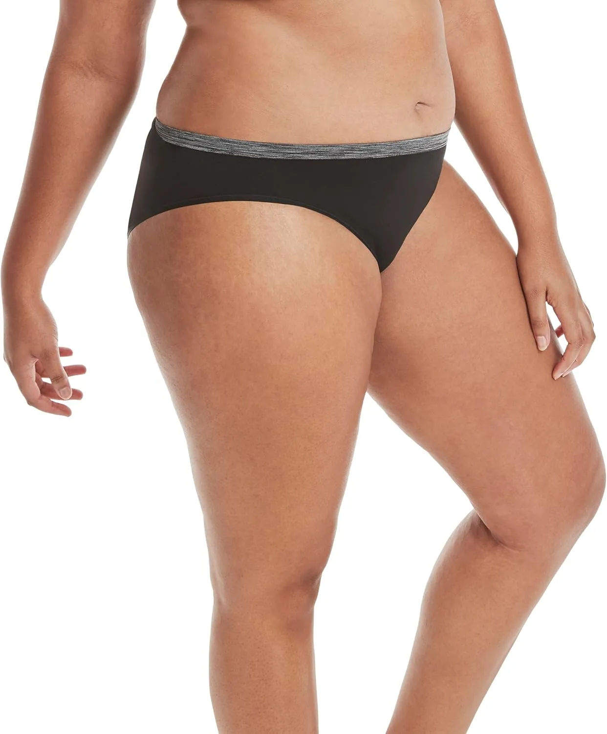 Hanes Women's Seamless Underwear Pack, Comfort Flex Fit Bikini Boyshort or Thong Panties, 6-Pack