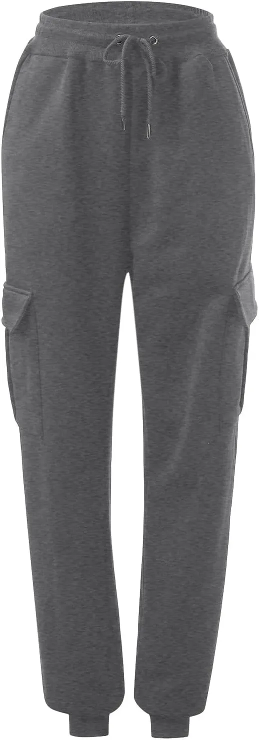 High Waisted Active Jogger Pants for Women with Pockets Lightweight Comfy Sweatpants Active High Waisted Sweat Pants