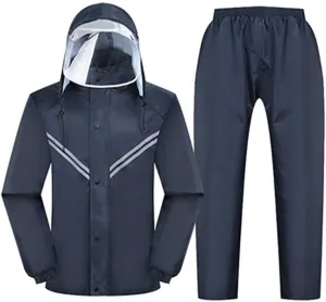 Hiking Reflective Raincoat Motorcycle Raincoat Men Poncho Rain Jackets