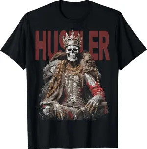 Hip Hop Y2K Vintage Hipster Edgy Urban Streetwear Skull T-Shirt