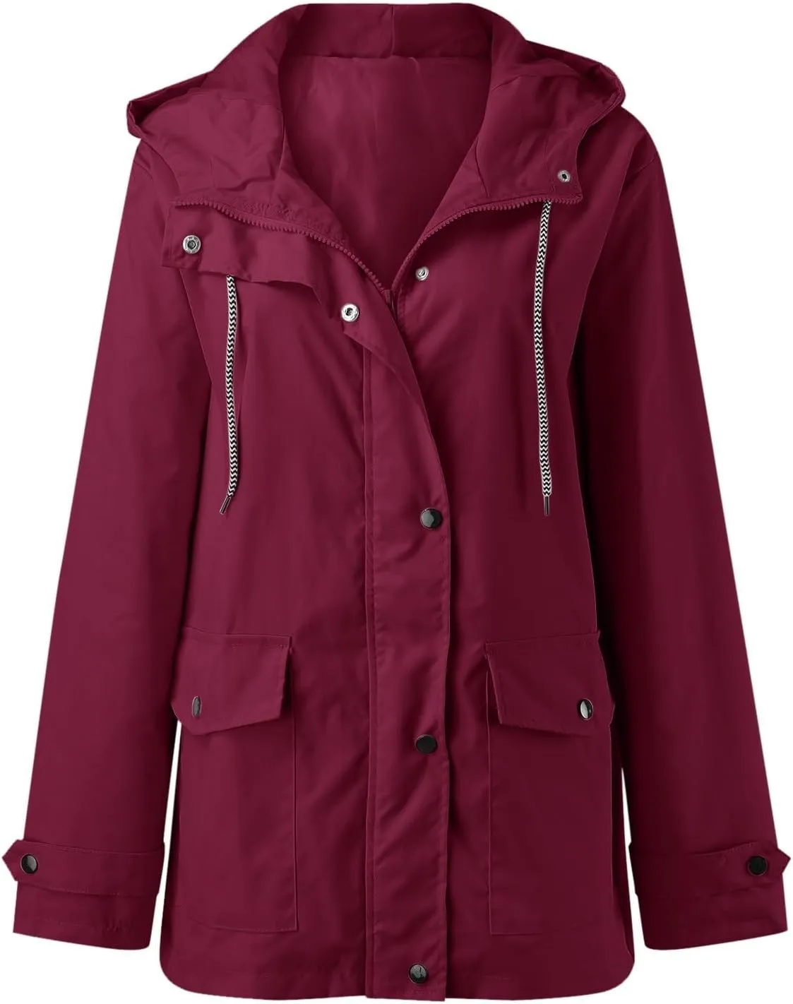 Hooded Trench Coats, Windbreaker Travel Jacket, Womens Jackets, Hiking Jackets for Women, Ladies Lightweight Jackets