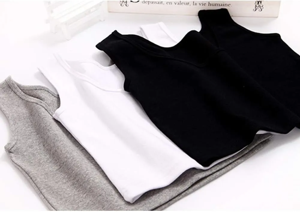 HZH Short Yoga Dance Athletic Tank Crop Tops Shirts for Women or Teens(3 Pack)