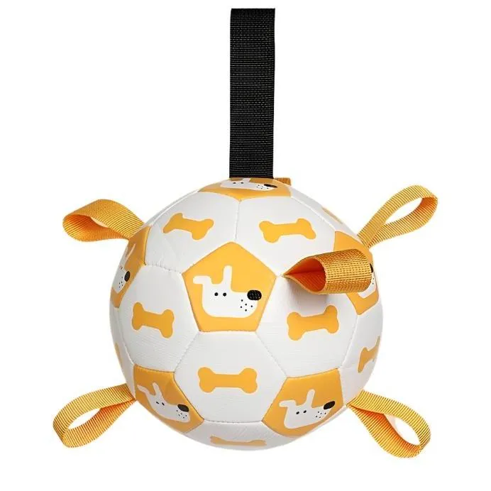 Interactive Dog Soccer Ball for Outdoor Training