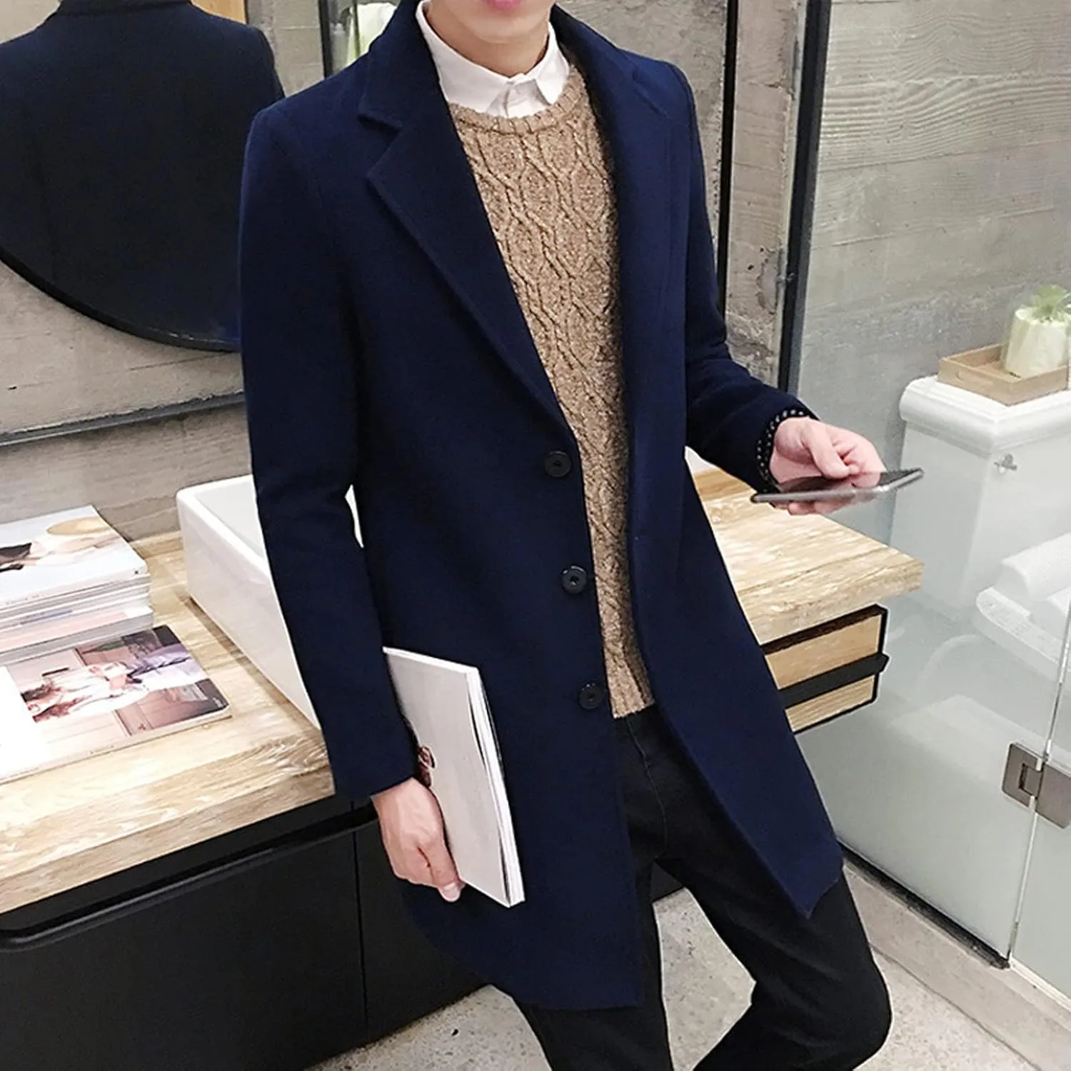 Jackets for Men Jacket Winter Coat Bubble Casual Men Fit Thick Men's Coats Jackets Mens Jackets