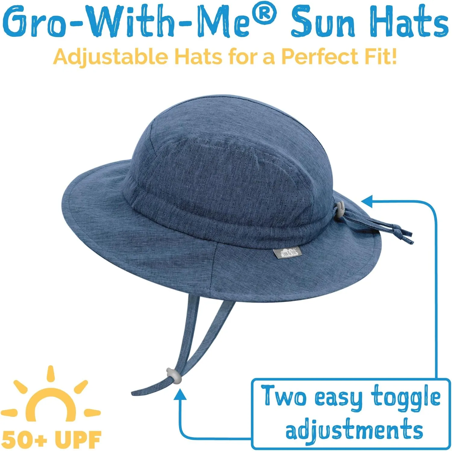 JAN & JUL Quick-Dry Sun-Hat for Toddlers and Kids