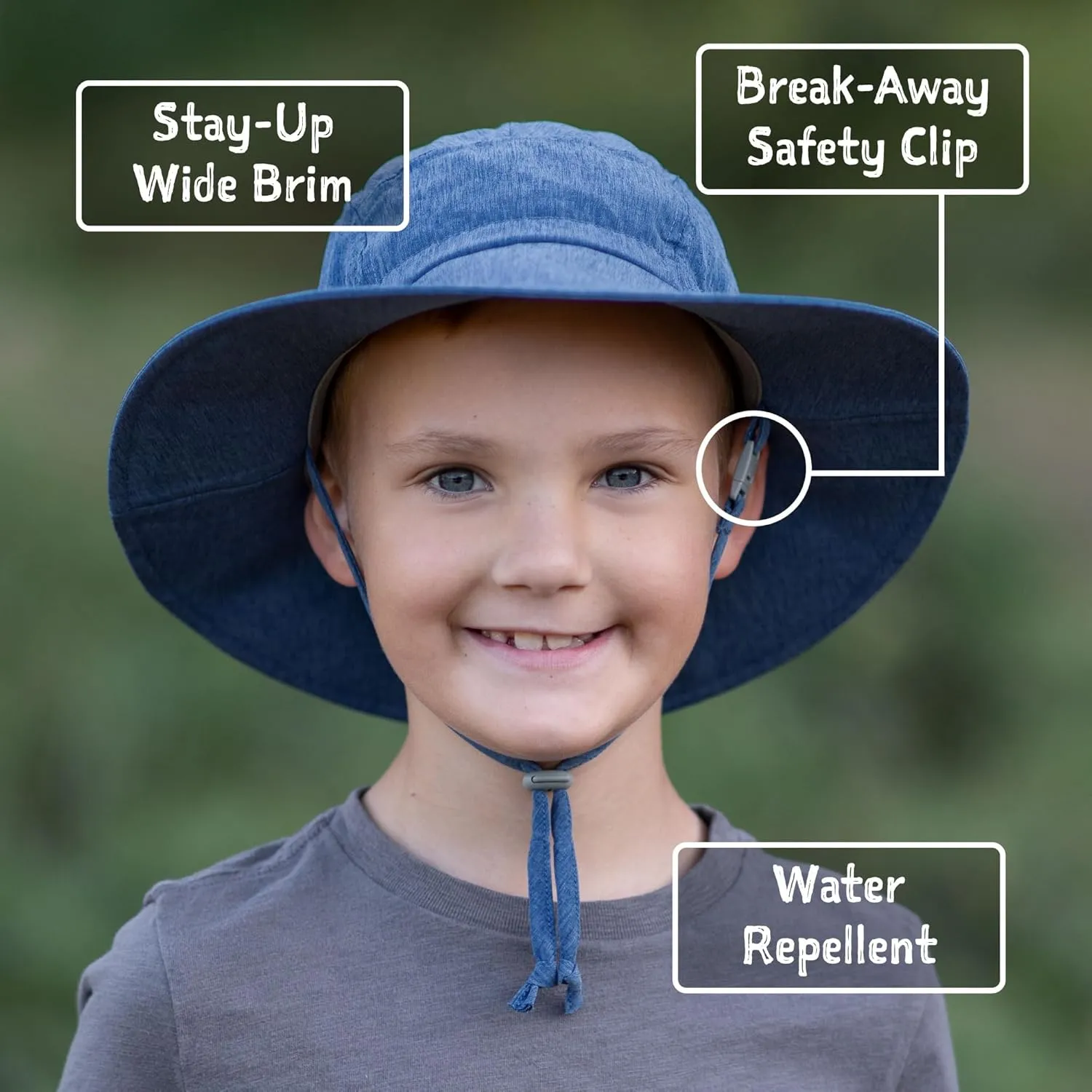 JAN & JUL Quick-Dry Sun-Hat for Toddlers and Kids