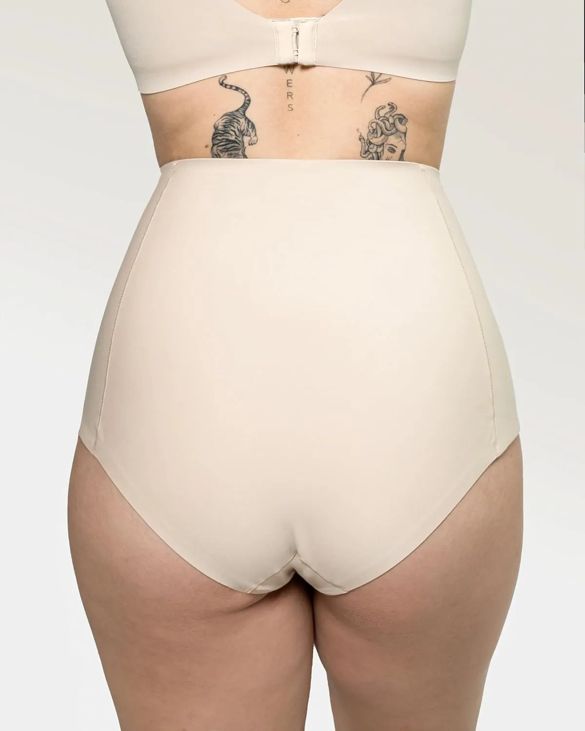 kaeruskin Eco Sustainable High Waisted Shapewear Briefs  Tummy Control Seamless Body Shaper Briefs - Tummy Control Underwear