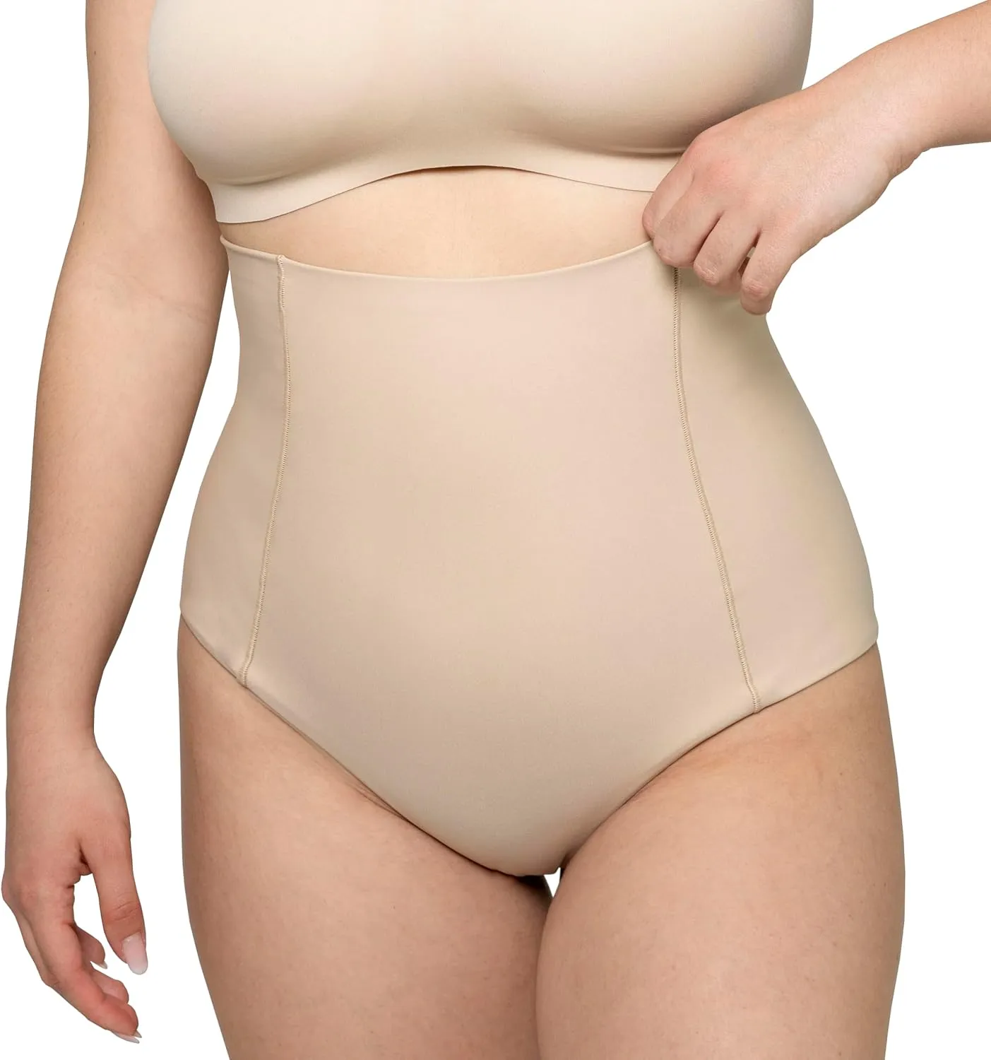 kaeruskin Eco Sustainable High Waisted Shapewear Briefs  Tummy Control Seamless Body Shaper Briefs - Tummy Control Underwear