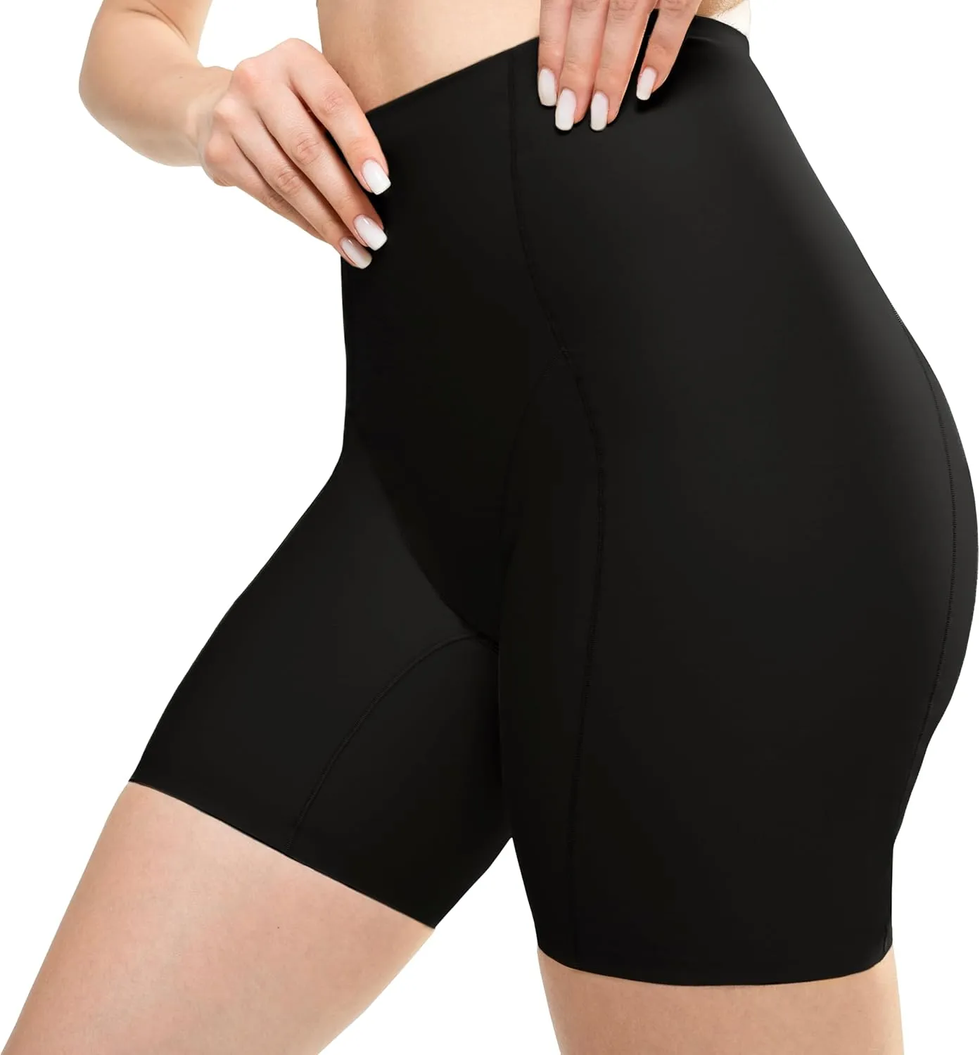 kaeruskin Eco Sustainable Shapewear Shorts - Breathable High Waisted Shapewear Tummy Control  Thigh Slimmer Shorts for Women