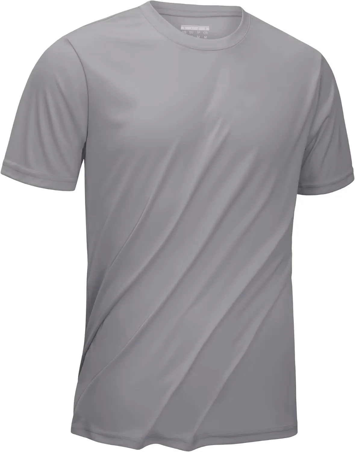 KEFITEVD Men's Short Sleeve UPF 50  Sun Protection Shirts Quick Dry Rashguard Swim Shirt SPF Workout Fishing Athletic T-Shirt