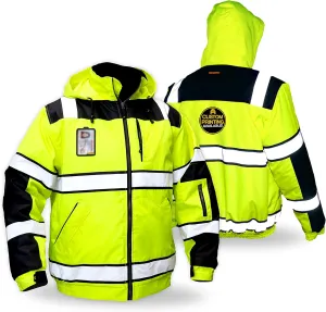 KwikSafety Reflective Jackets | Men's Insulated Hi Vis Work Bombers | Yellow, Orange, Multicolor