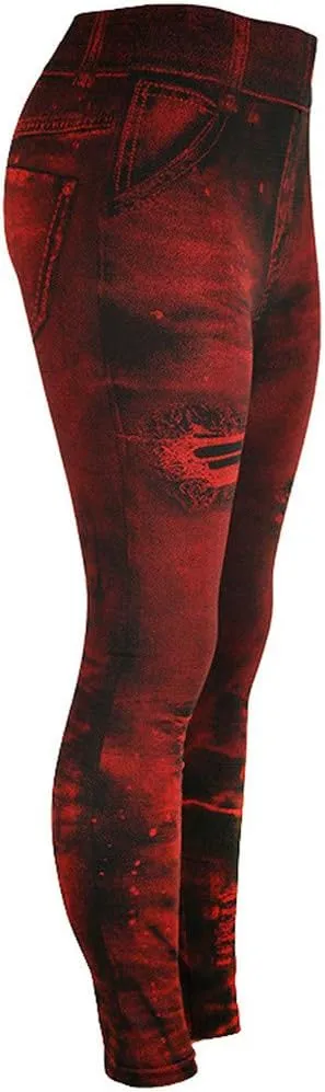 LCMTWX Butt Lifting Leggings for Women Leggings Christmas Pants Slim Long Elastic Pants Butt Lifting Leggings Thermal