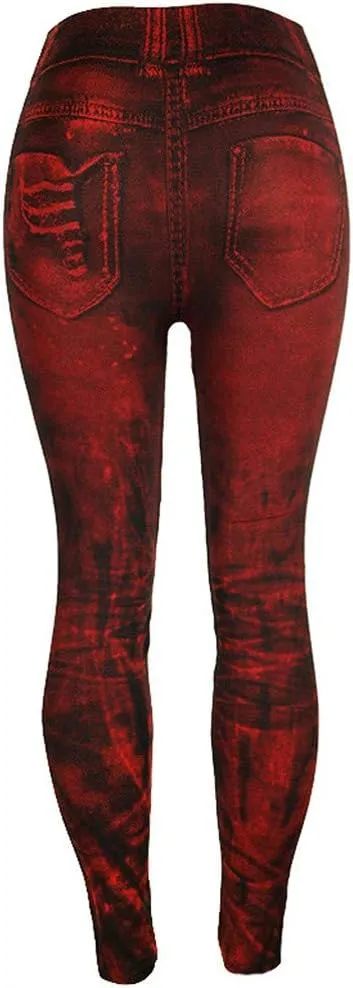 LCMTWX Butt Lifting Leggings for Women Leggings Christmas Pants Slim Long Elastic Pants Butt Lifting Leggings Thermal