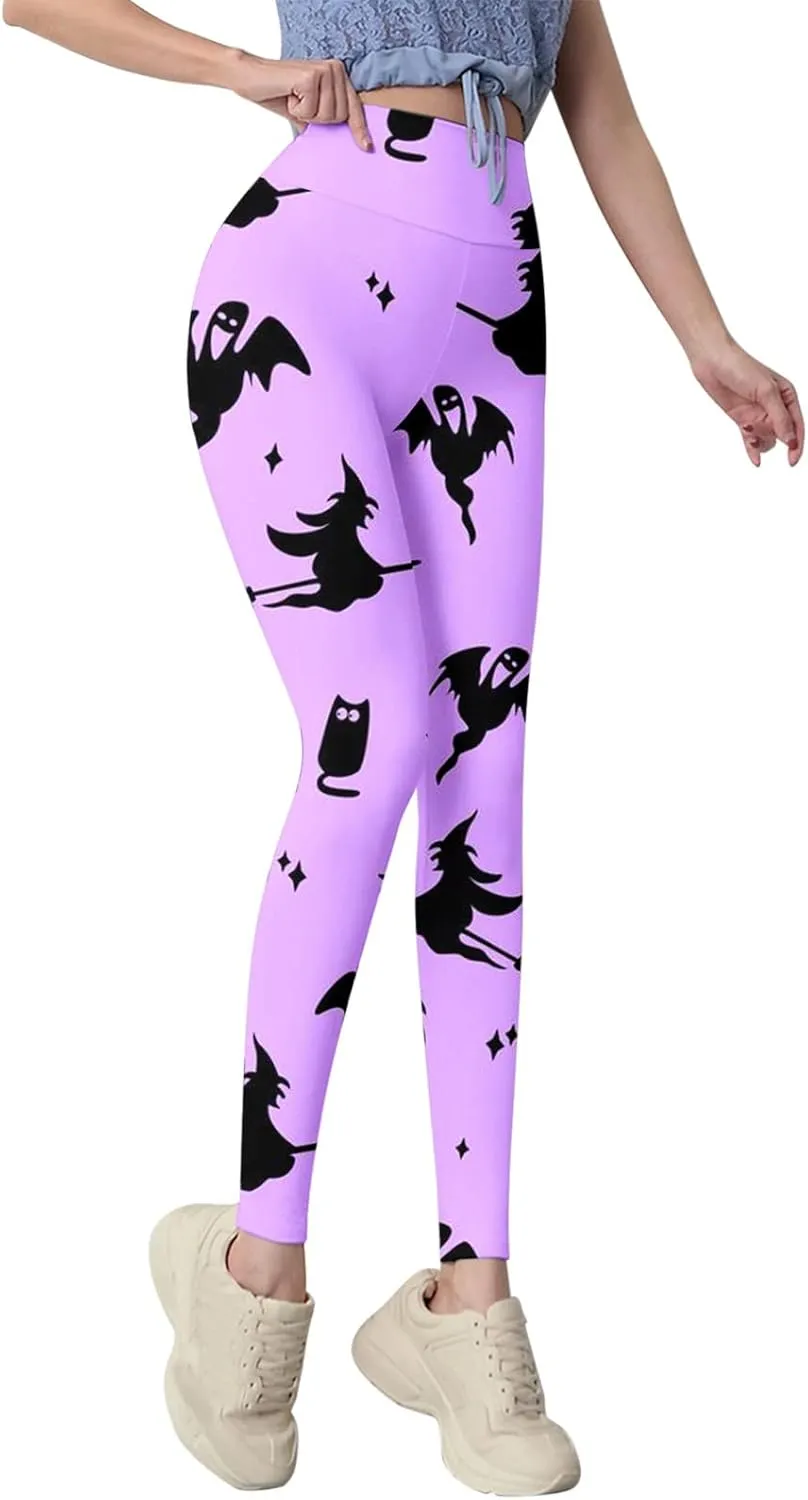 LCMTWX Leggings with Pockets for Women Casual Printed Long Christmas Pants Boot Pants Leggings with Pockets