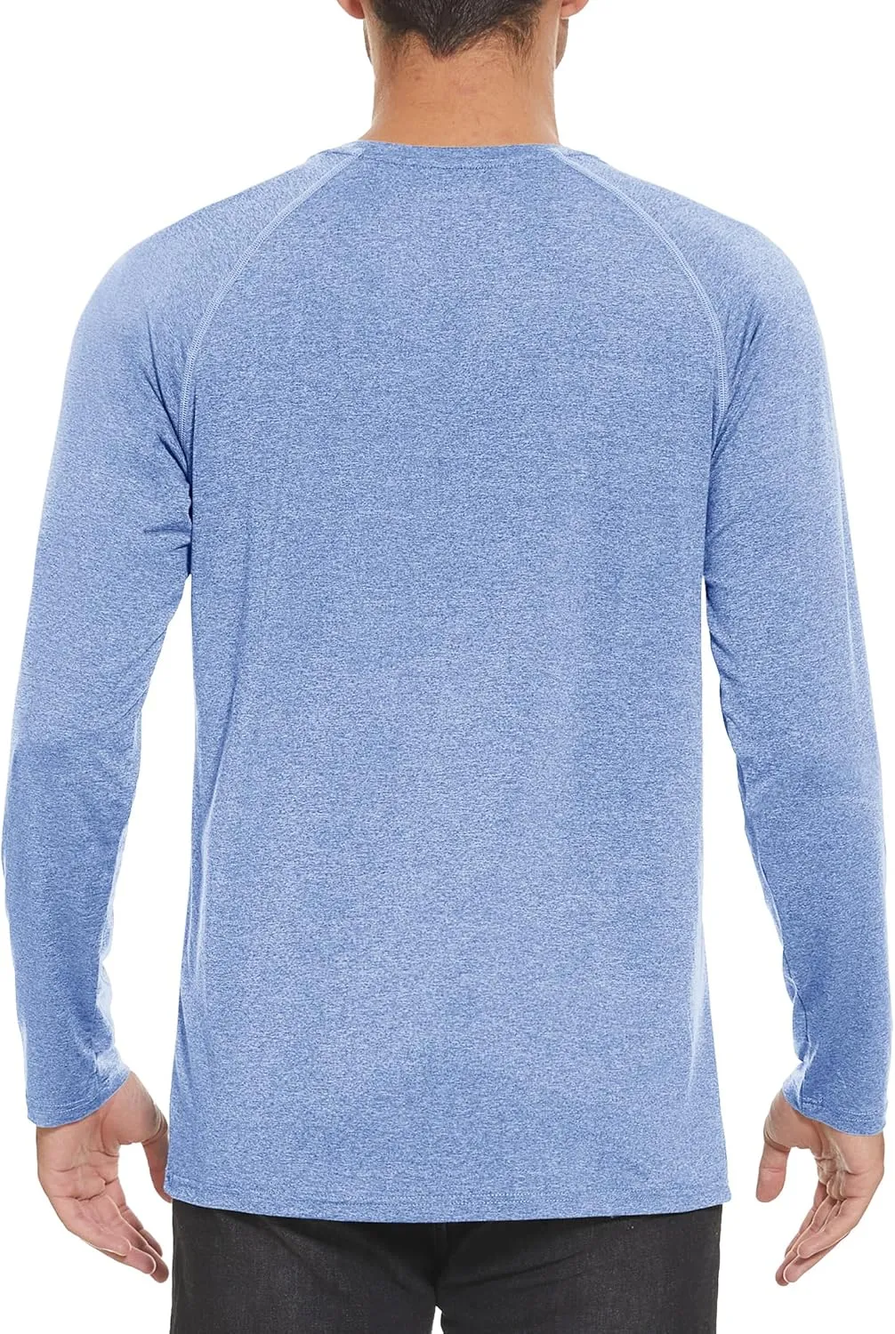 MAGCOMSEN Men's Long Sleeve Shirt Quick Dry UPF 50  Sun Protection Lightweight T-Shirt Athletic Workout Fishing Tee