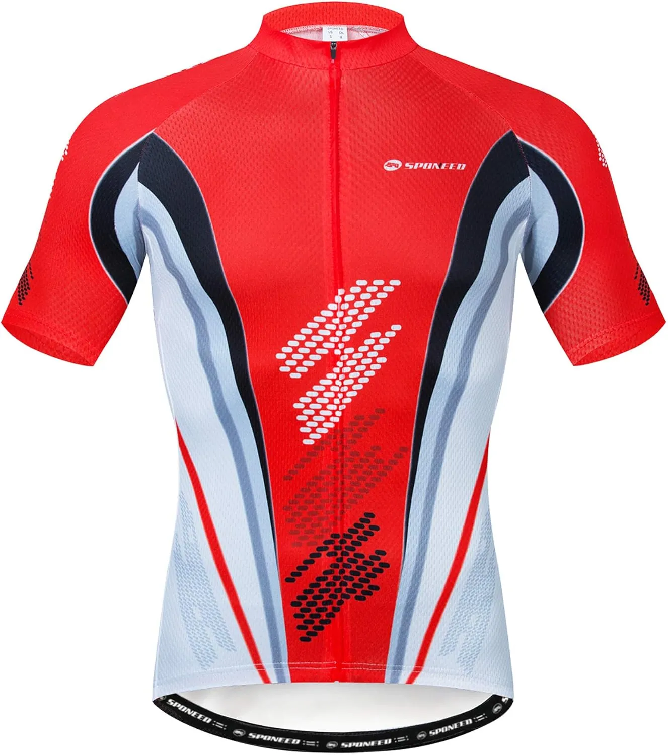 Men Bike Jersey Short Sleeve Road Cycling Shirts Biking Tops Moisture Wicking