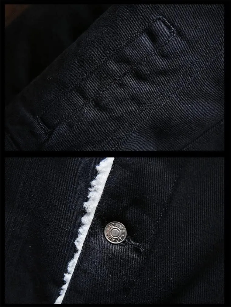 Men Denim Jackets And Coats Winter Warm Jackets Men Thicker Warm Jean Jackets Casual Denim Jackets