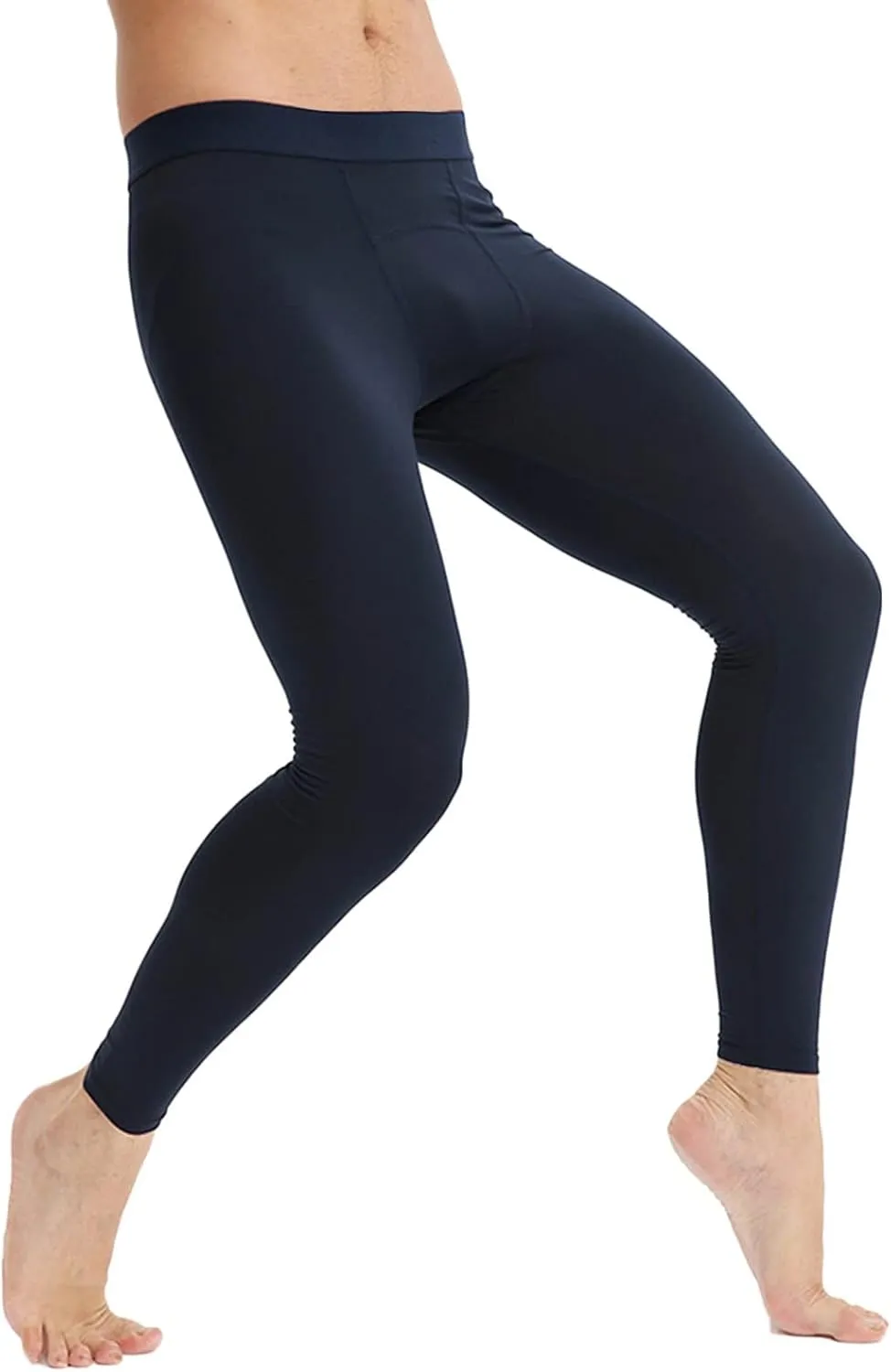 Mens Athletic Pants Quick Dry Fitness Tights Workout Gym Leggings Outdoor Sports Running Seamless Compression Pants