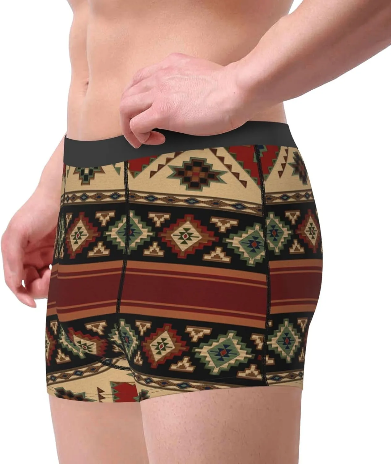 Men's Boxer Brief Underwear Cool Comfort Breathable Underwear