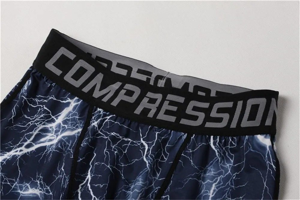Men's Compression Tights Pants Running Leggings