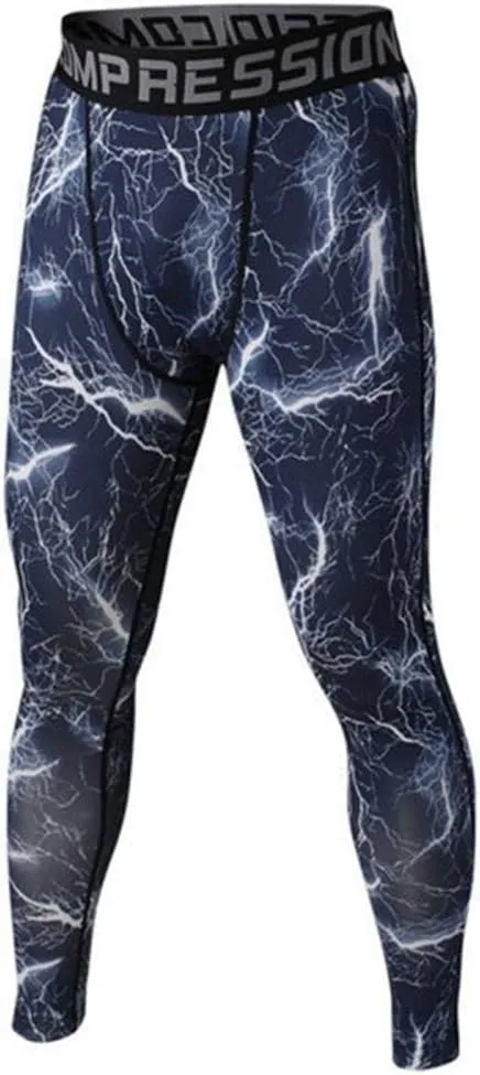 Men's Compression Tights Pants Running Leggings