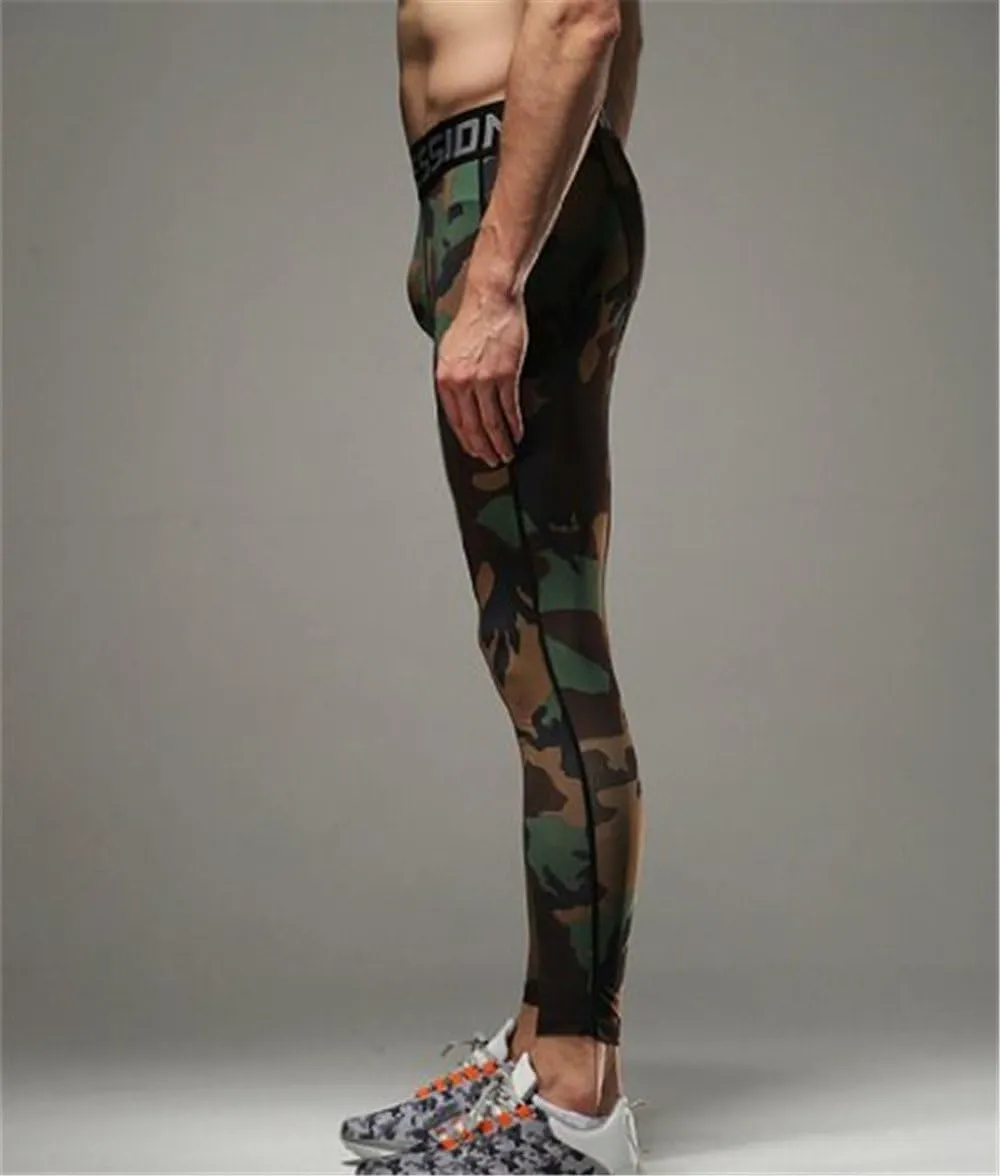 Men's Compression Tights Pants Running Leggings