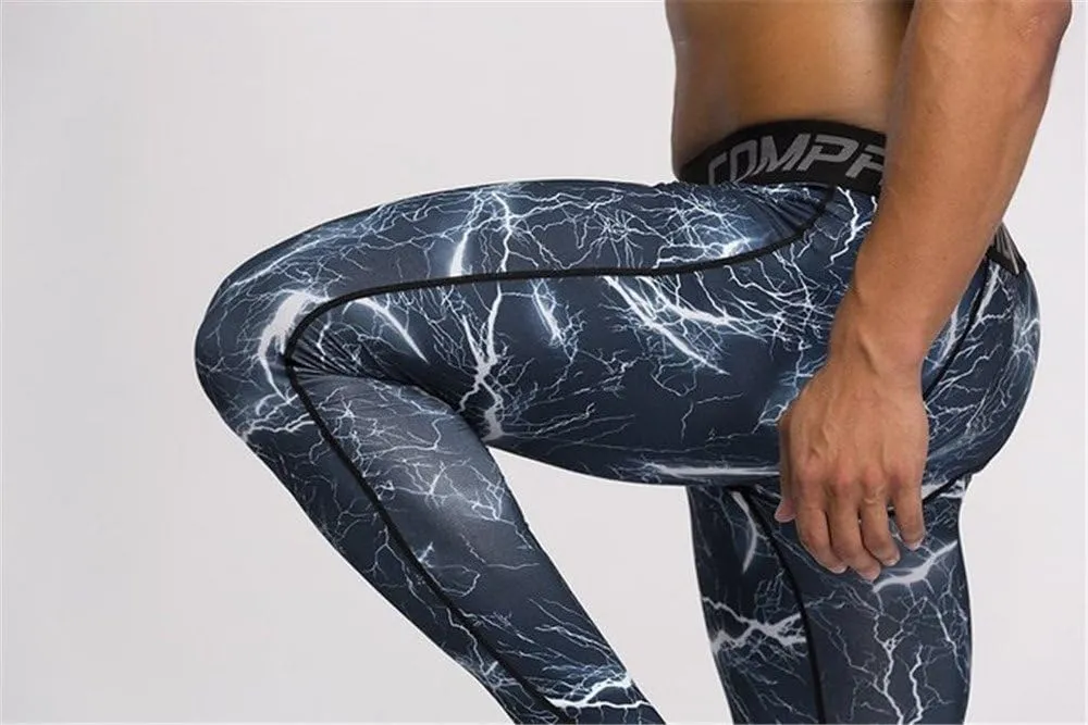 Men's Compression Tights Pants Running Leggings