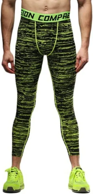 Men's Compression Tights Pants Running Leggings