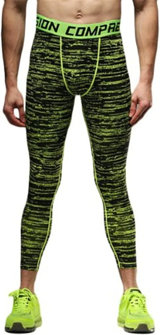 Men's Compression Tights Pants Running Leggings