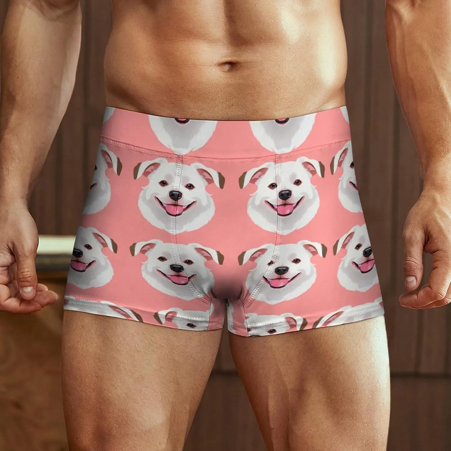 Men's Cooling Underwear Breathable Viscose Fabric Boxer Briefs Underwear