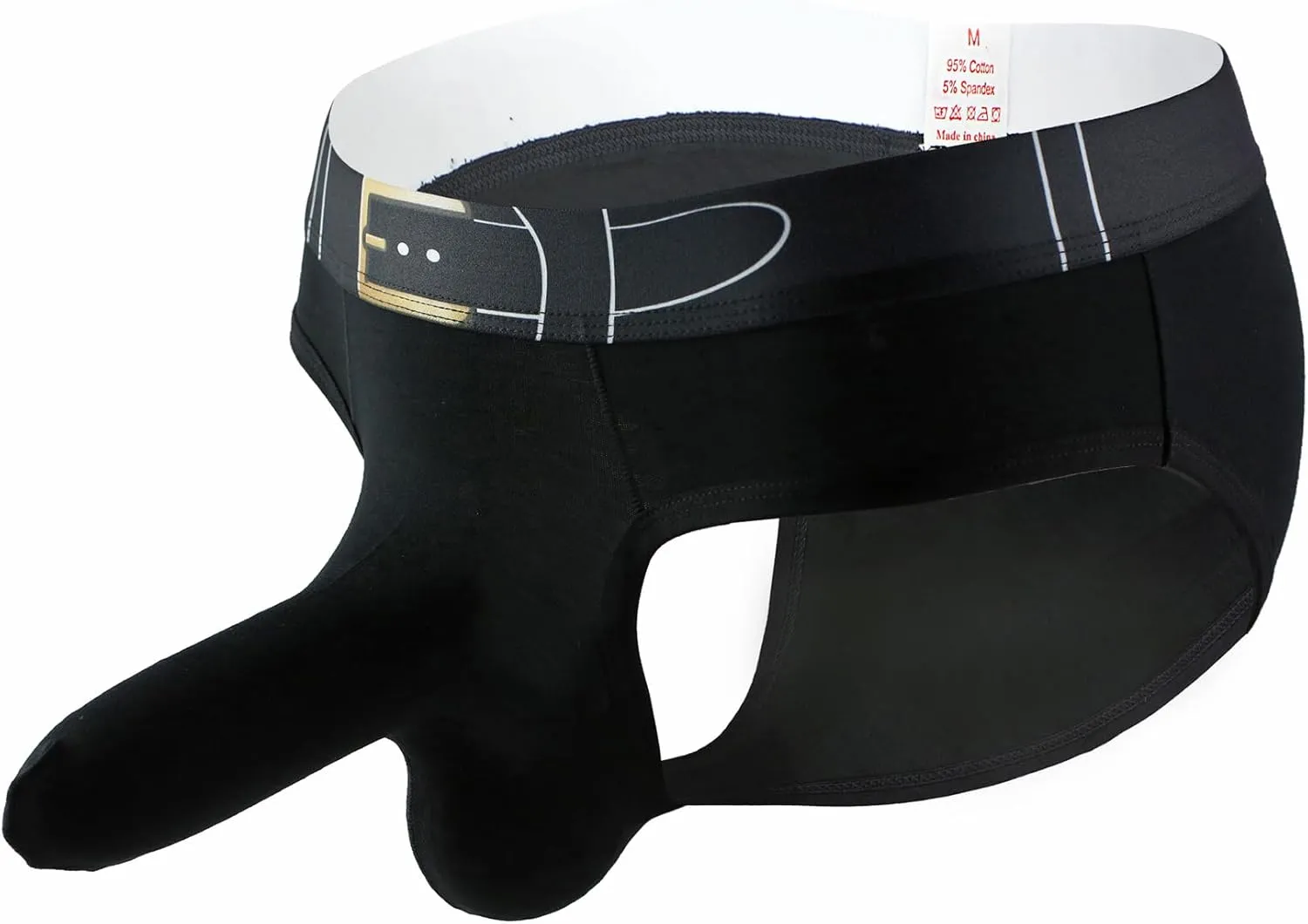 Men's Cotton Briefs Sexy Elephant Breathable Separation Young Underwear