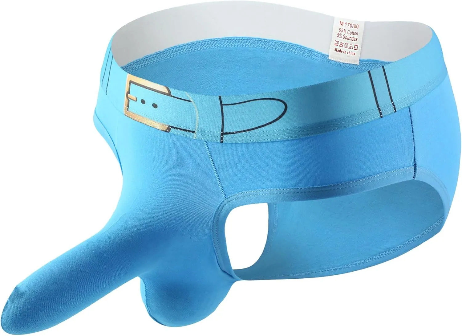 Men's Cotton Briefs Sexy Elephant Breathable Separation Young Underwear