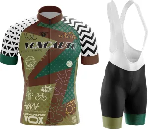 Men's Cycling Jersey Short Sleeve Set Cycling Jersey 3 Pockets Reflective Bicycle Jacket Quick Dry