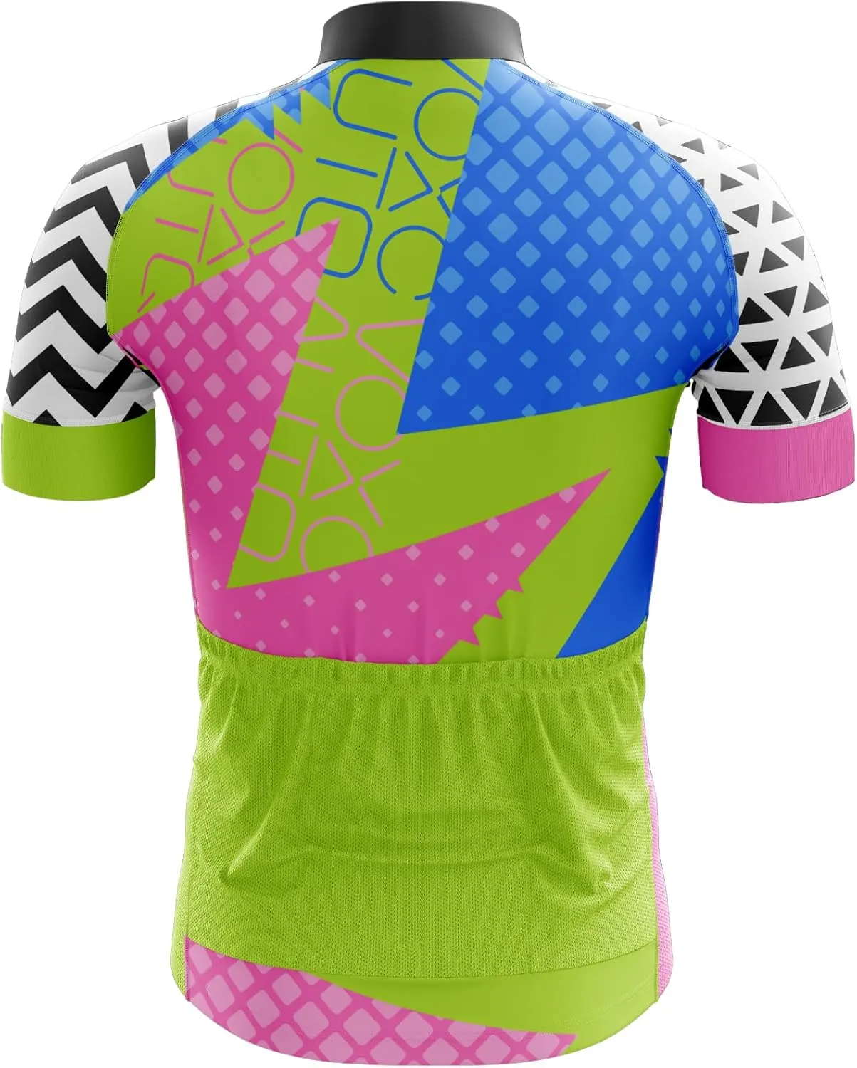 Men's Cycling Jersey Short Sleeve Set Cycling Jersey 3 Pockets Reflective Bicycle Jacket Quick Dry