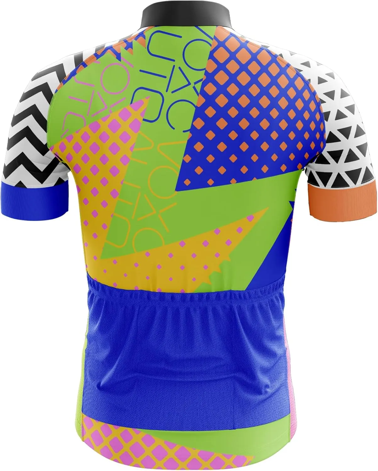Men's Cycling Jersey Short Sleeve Set Cycling Jersey 3 Pockets Reflective Bicycle Jacket Quick Dry