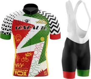 Men's Cycling Jersey Short Sleeve Set Cycling Jersey 3 Pockets Reflective Bicycle Jacket Quick Dry