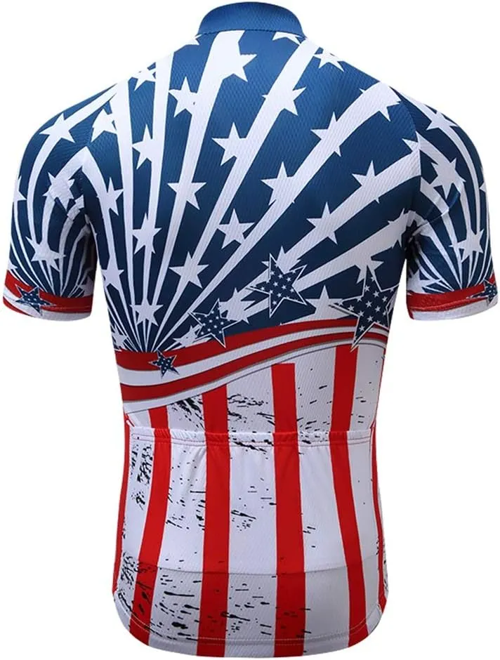 Men's Cycling Jerseys Bike Clothing Biking Shirts Tops Breathable Jacket