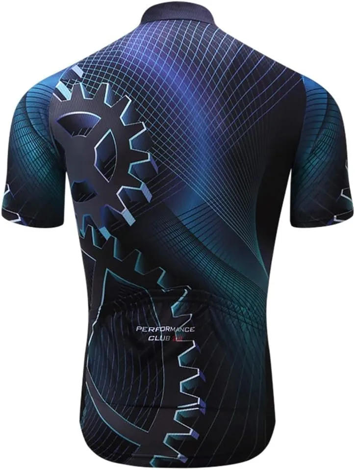 Men's Cycling Jerseys Bike Clothing Biking Shirts Tops Breathable Jacket