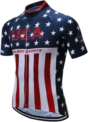 Men's Cycling Jerseys Bike Clothing Biking Shirts Tops Breathable Jacket