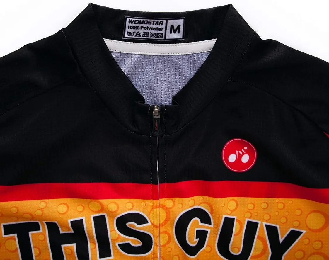 Men's Cycling Jerseys Tops Biking Shirts Short Sleeve Full Zipper Bike Clothing