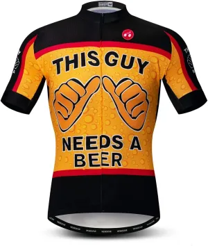 Men's Cycling Jerseys Tops Biking Shirts Short Sleeve Full Zipper Bike Clothing