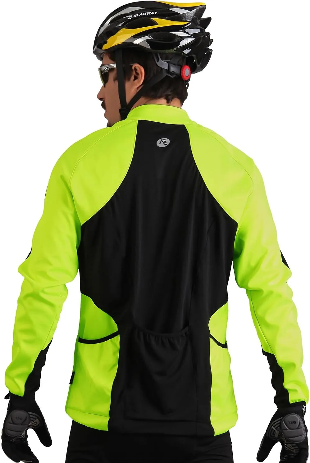 Mens Cycling Suit Windproof Winter Thermal Fleece Sportswear Clothing Set Riding Jersey Jacket & 3D Padded Pants Trousers
