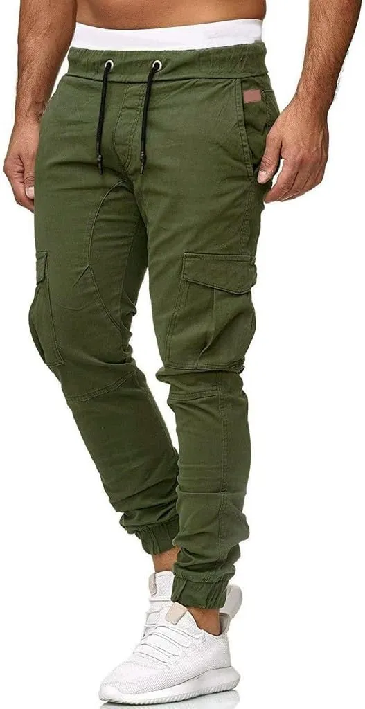 Mens' Fleece Joggers Sweatpants Color Pants Casual Men's Leggings Men's Pants Gym Running Workout Jogger Pants
