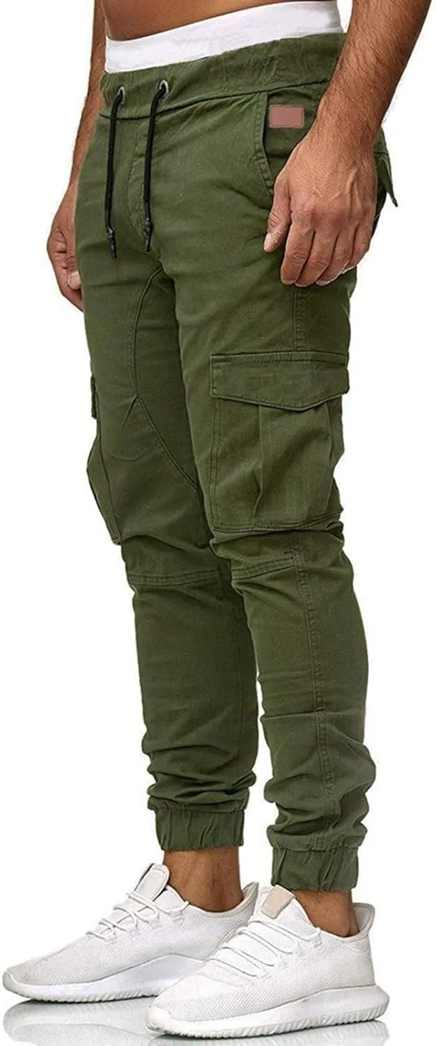 Mens' Fleece Joggers Sweatpants Color Pants Casual Men's Leggings Men's Pants Gym Running Workout Jogger Pants