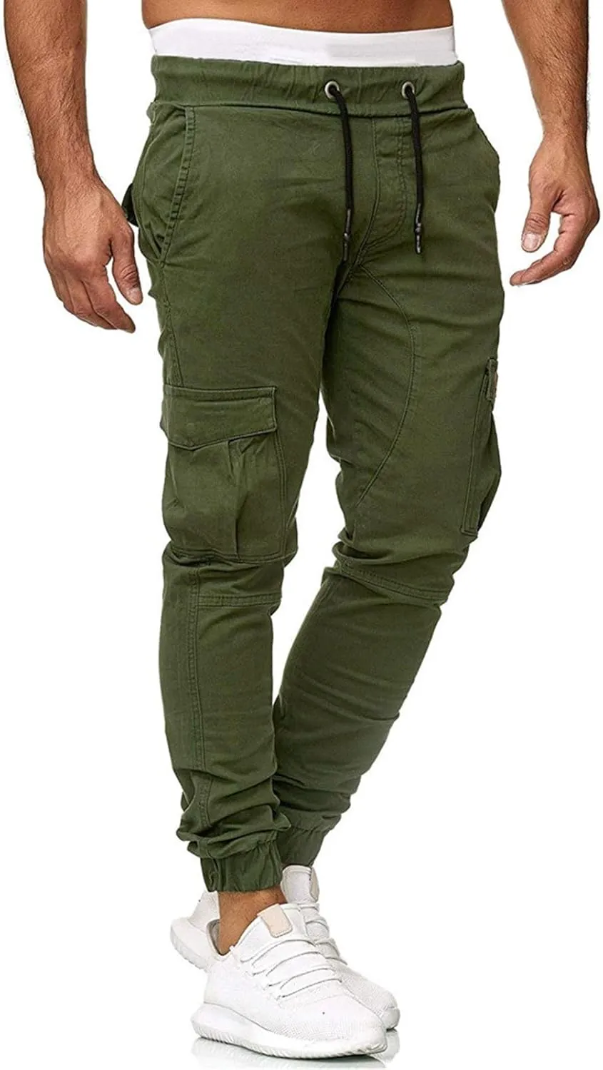 Mens' Fleece Joggers Sweatpants Color Pants Casual Men's Leggings Men's Pants Gym Running Workout Jogger Pants