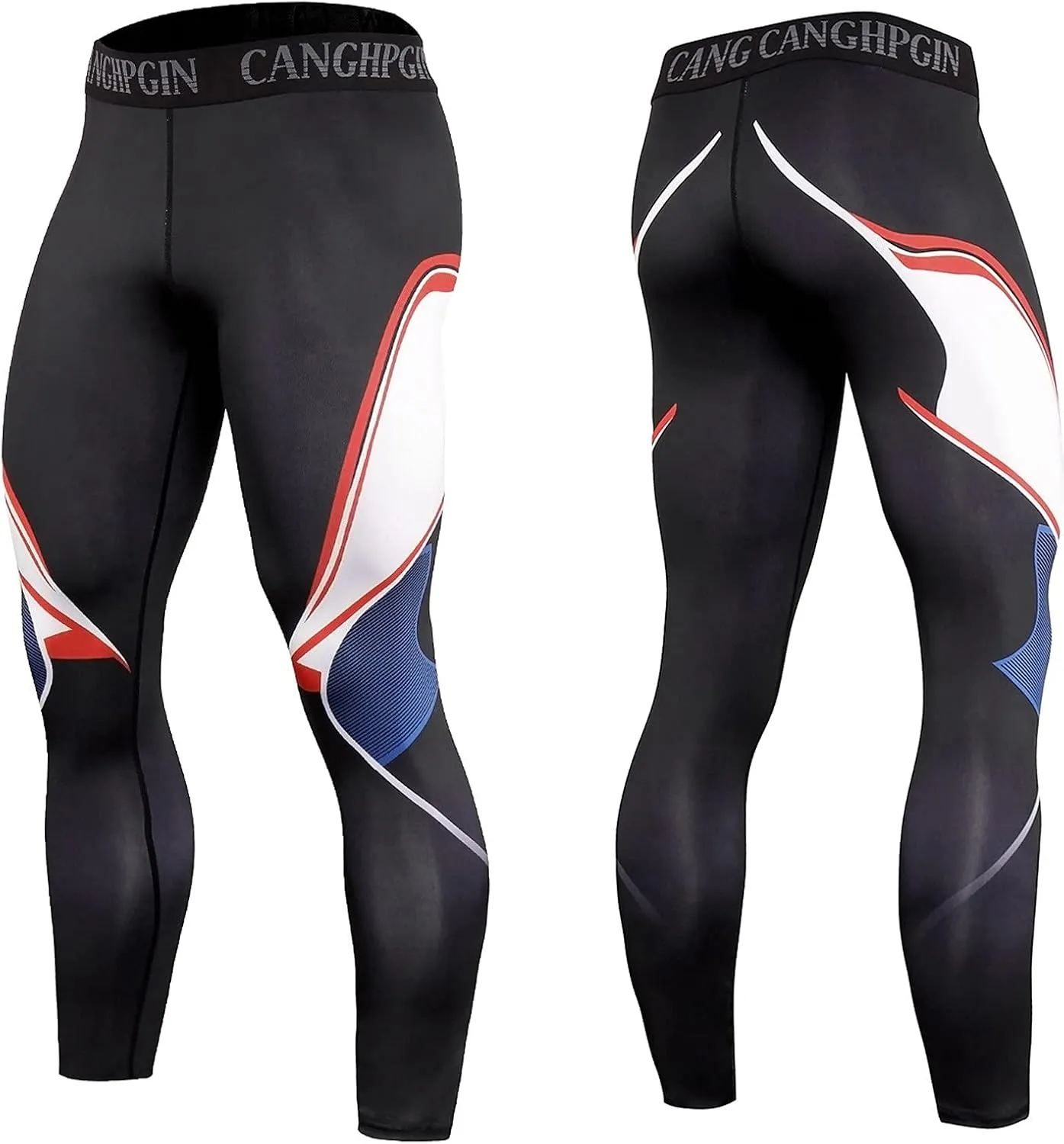 Mens Gym Pants Quick Dry Seamless Stretchy Soft Workout Gym Leggings Tights Running Sports Slim Fit Compression Pants