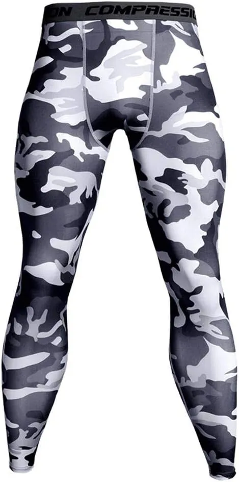 Mens Jogging Pants Slim Fit Stretchy Seamless Sports Running Workout Gym Tights Athletic Compression Leggings Pants