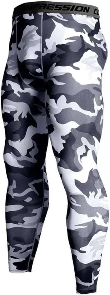 Mens Jogging Pants Slim Fit Stretchy Seamless Sports Running Workout Gym Tights Athletic Compression Leggings Pants