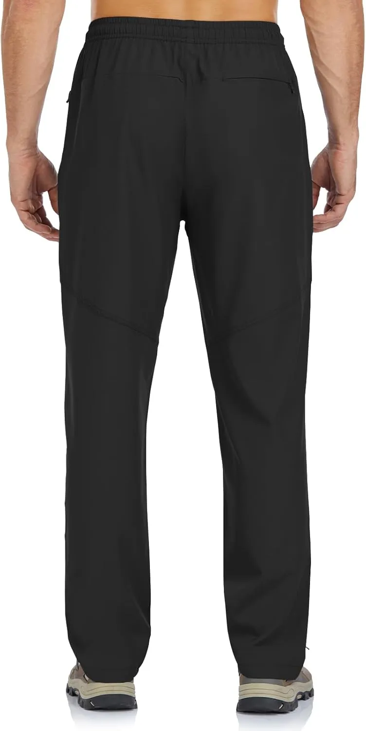 Men's Lightweight Hiking Pants Quick Dry Athletic Jogger Sweatpants